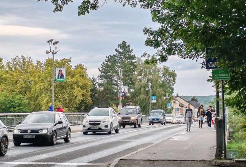 Jak vjetar otežava uslove na vožnju na području Mostara, Livna i Tomislavgrada